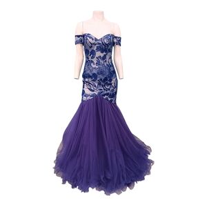 May Queen Couture Off-the-Shoulder Gown